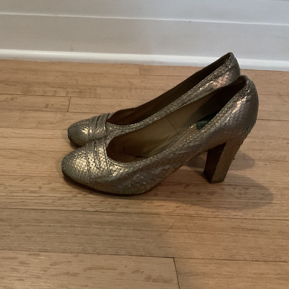 Chloe Snakeskin heels